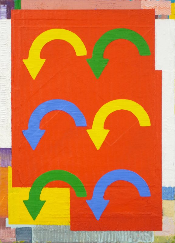Ein Boden ist fallen, nur früher - 70 x 50 cm - Öl auf Leinwand - 2024